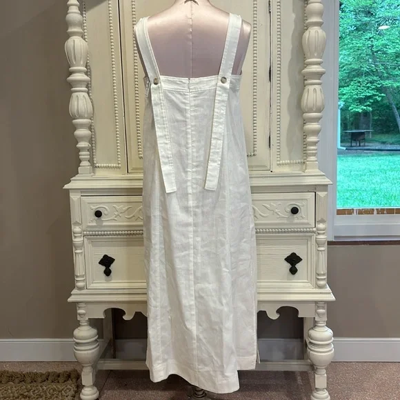 Madewell Linen Cotton Blend Dress size Medium NWT - Picture 3 of 9